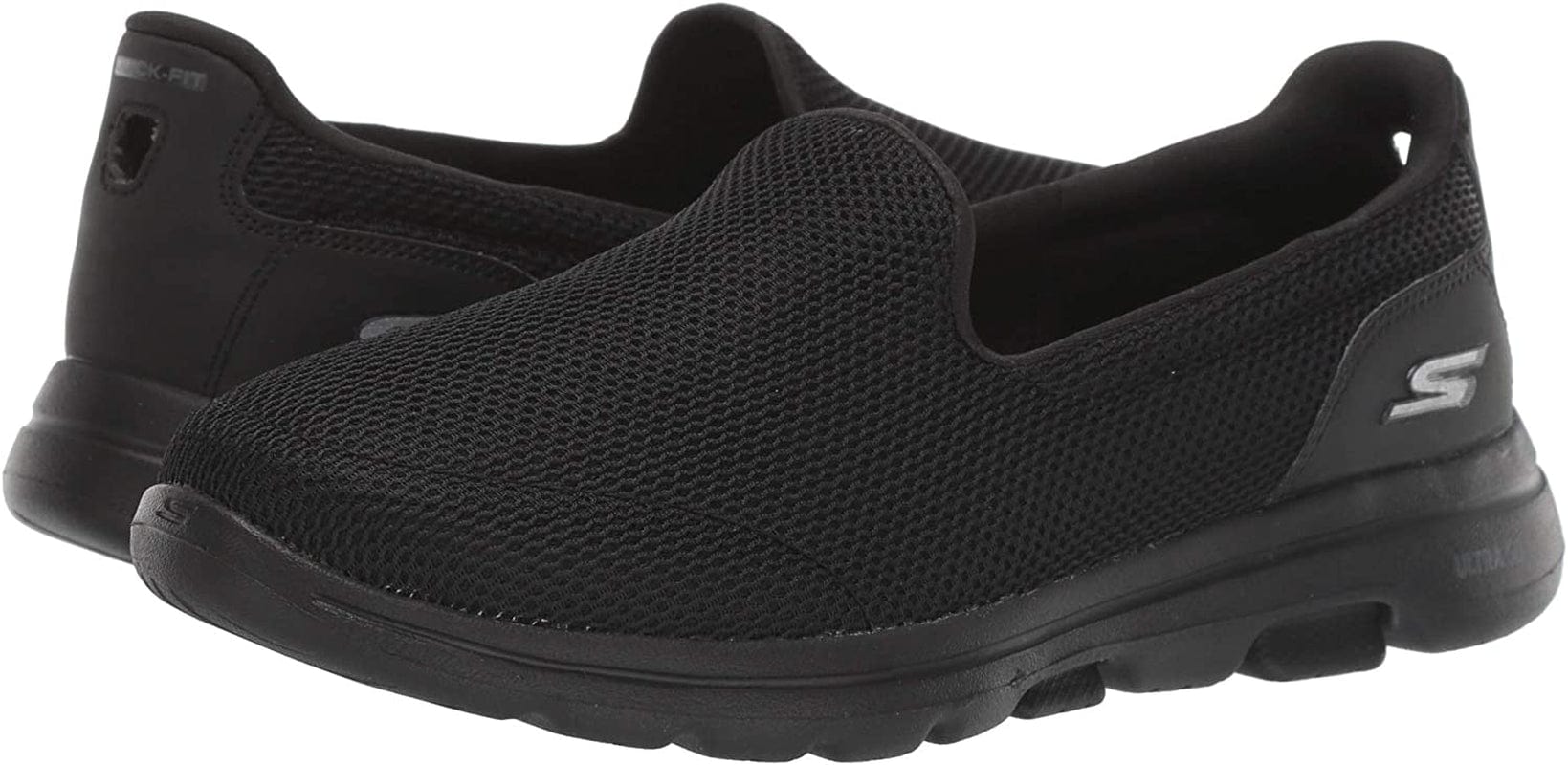 Women'S Low-Top Trainers, 8 Us Go Walk5 Black/Black / 8.5