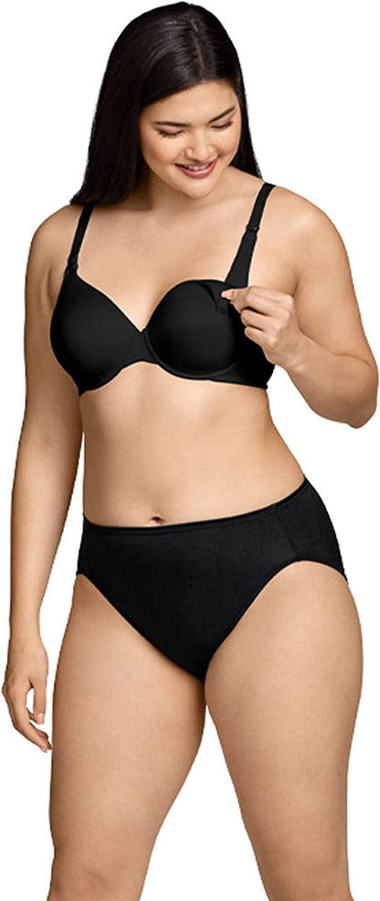 Women'S Maternity Nursing Bras for Breastfeeding Wireless or Underwire Underwire - Black / Underwire Front Clip (34B-40DD) / 36B