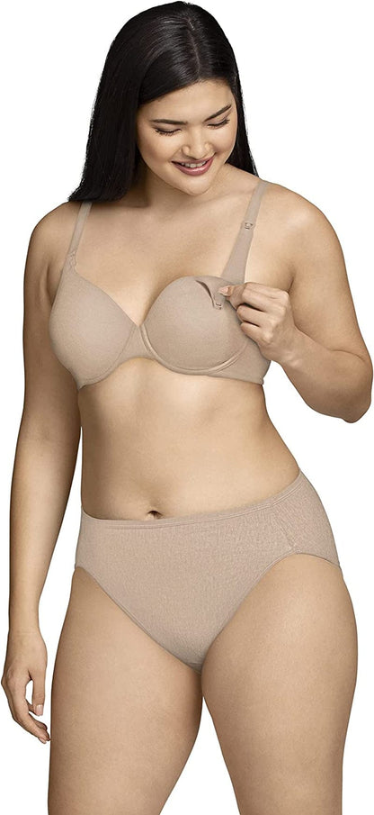 Women'S Maternity Nursing Bras for Breastfeeding Wireless or Underwire Underwire - Neutral / Underwire Front Clip (34B-40DD) / 36B