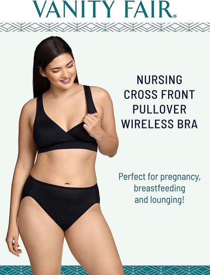 Women'S Maternity Nursing Bras for Breastfeeding Wireless or Underwire