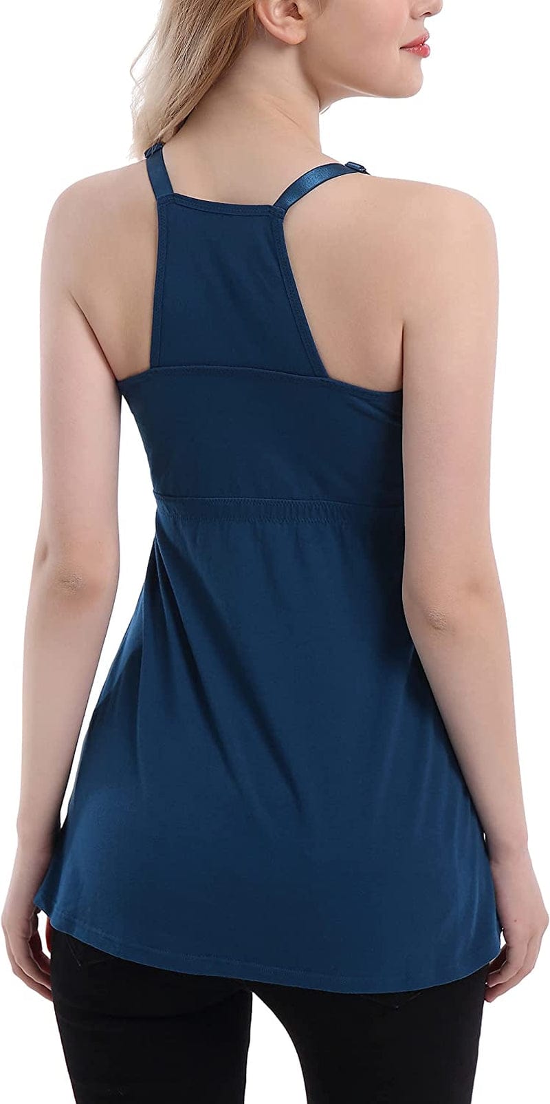 Women'S Maternity Nursing Tank Tops Cami Breastfeeding Sleep Bra Pregnancy Clothes