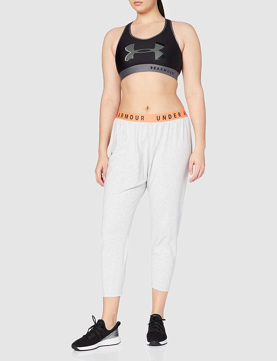 Women'S Mid Keyhole Big Logo Black (001)/Black / X-Small