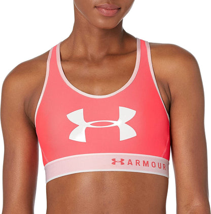 Women'S Mid Keyhole Graphic Bra Brilliance (819)/White / Medium
