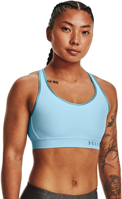 Women'S Mid Keyhole Sports Bra Opal Blue (293)/Cloudless Sky / X-Large