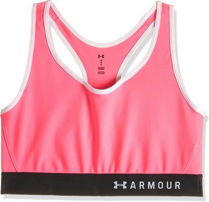 Women'S Mid Keyhole Sports Bra Cerise (653)/White / Small