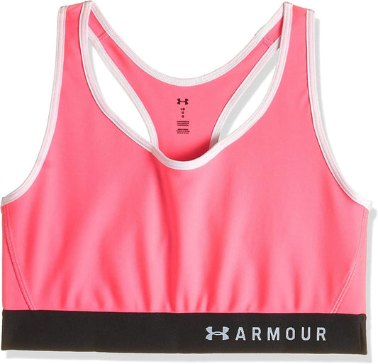 Women'S Mid Keyhole Sports Bra Cerise (653)/White / Small