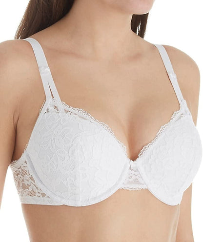 Women'S Modern Beauty Lightly Lined Embellished Underwire White / 36A
