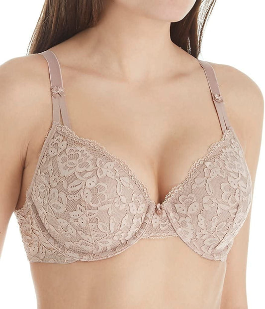 Women'S Modern Beauty Lightly Lined Embellished Underwire Evening Blush / 36A