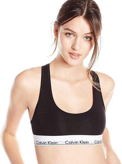Women'S Modern Cotton Bralette Black / Small