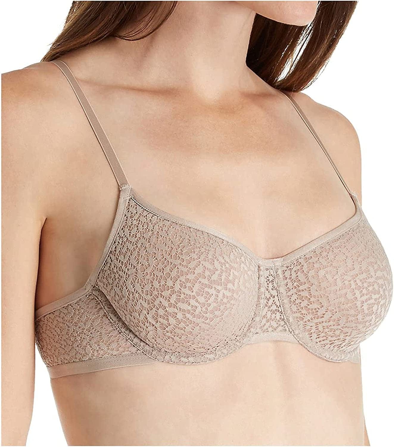 Women'S Modern Lace Unlined Demi Bra Champagne / 40C