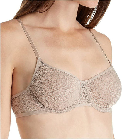 Women'S Modern Lace Unlined Demi Bra Champagne / 40C