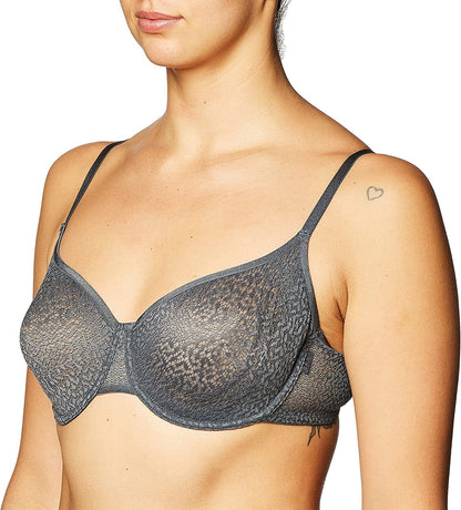 Women'S Modern Lace Unlined Demi Bra Graphite / 32D