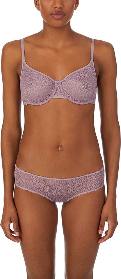 Women'S Modern Lace Unlined Demi Bra Elderberry / 34A