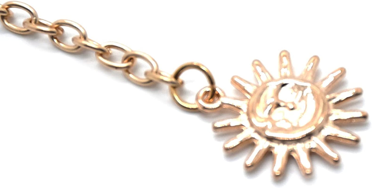 Women’S Moon Sun Metal Link Waist Chain Belts Dress Belt Rave Body Jewelries Skirt Jeans Accessories Apparel & Accessories > Jewelry > Body Jewelry Ralcosuss   