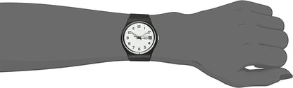 Women'S None Quartz Silicone Strap, Black, 19 Casual Watch (Model: GB743)