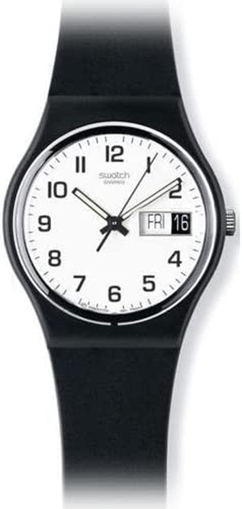 Women'S None Quartz Silicone Strap, Black, 19 Casual Watch (Model: GB743)