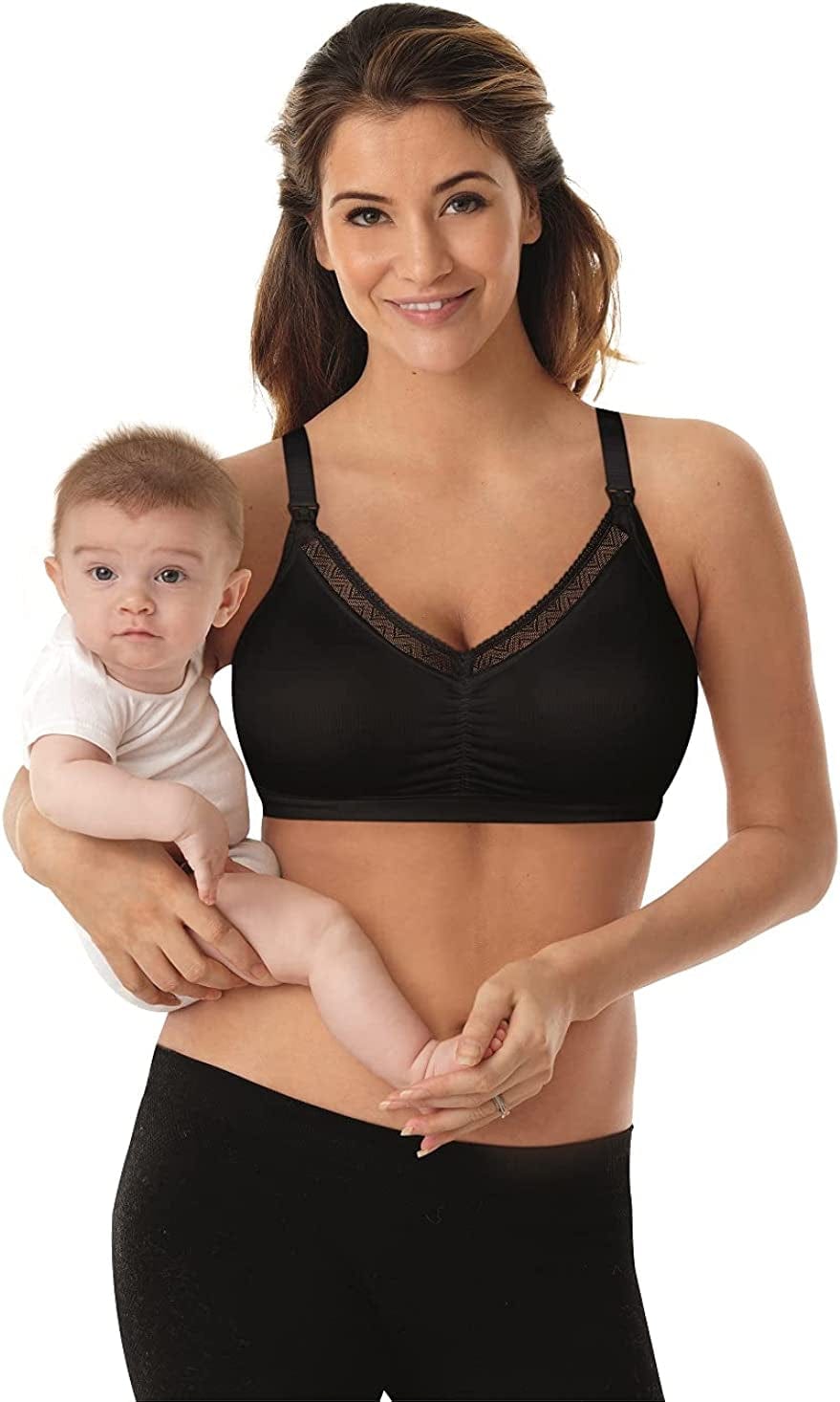 Women'S Nursing Shaping Foam Wire Free W/ Lace Bra US3002