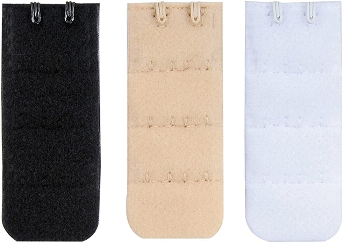 Women'S Nylon Bra Extender Multi-Size Brassiere Strap Extension
