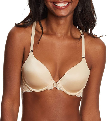 Women'S One Fab Fit T-Shirt Bra, Women’S Full Coverage T-Shirt Bra, Women’S Lightly Lined Racerback Bra Beige / 32D