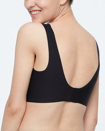 Women'S Onesize Wireless Seamless Comfrot Full Coverage Bra with Back Hook