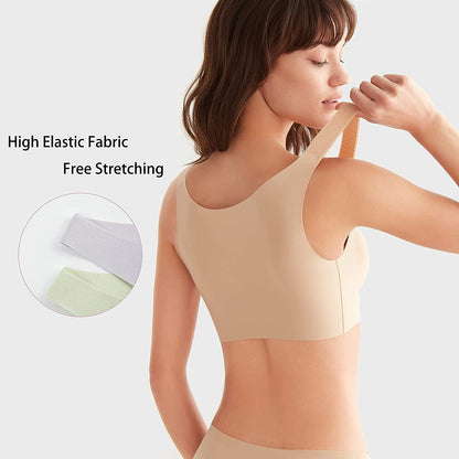 Women'S Onesize Wireless Seamless Vest Bras Full Coverage Comfort Revelution