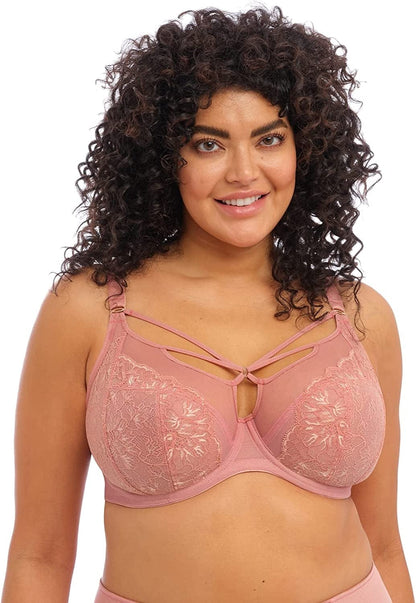 Women'S plus Size Brianna Strappy Underwire Plunge Bra Ash Rose / 34H