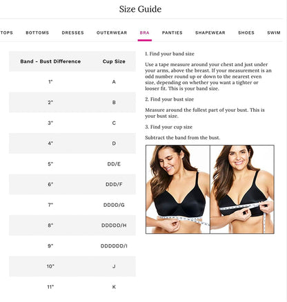 Women'S plus Size Cotton Wireless Bra