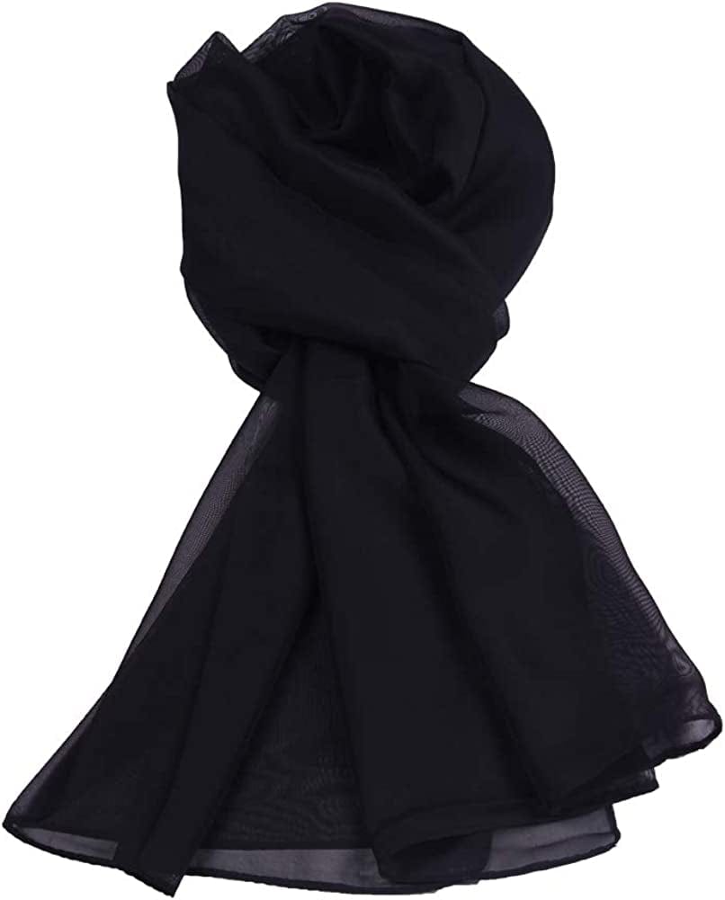 Women'S Polyester Chiffon Scarf Neck Fashionable Printing Floral Country Style Lightweight Scarves for Ladies and Girls Apparel & Accessories > Clothing Accessories > Scarves & Shawls Persmileful 012  