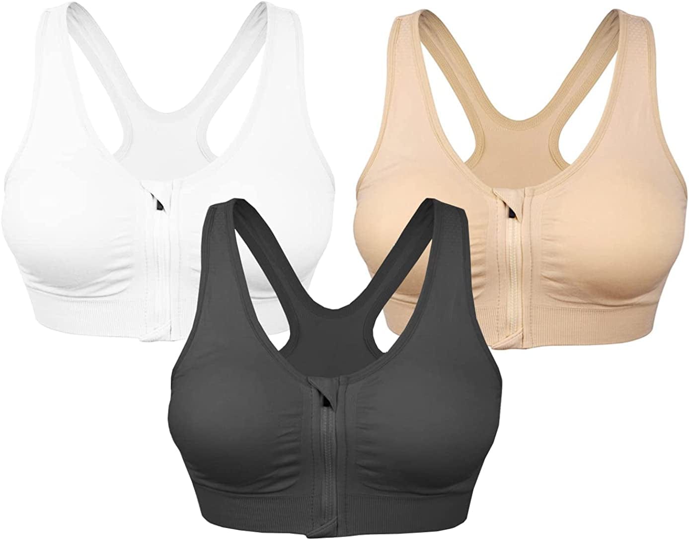 Women'S Pull on Style Seamless Comfortable Wire-Free Yoga Bra with Removable Pads Cabales-1 / X-Large