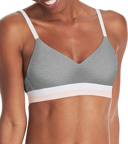 Women'S Push-Up T-Shirt Wireless Bra, Comfortflex Fit, Eco Soft, Sizes S-2X+ Heather Grey / Medium