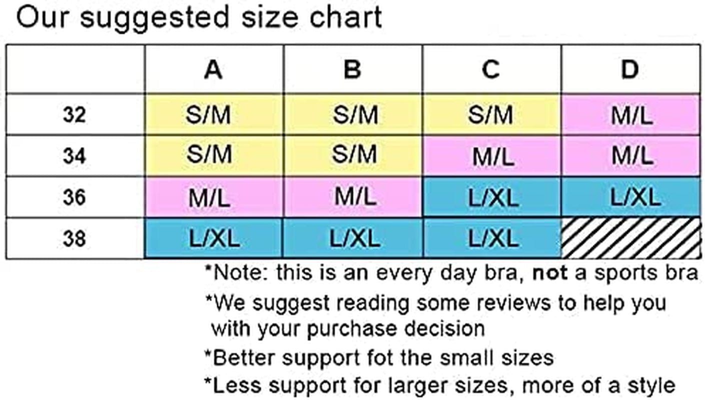 Women'S Racerback Bralette Sexy Everyday Basic Deep V-Neck Wireless W/Removable Padding Bra