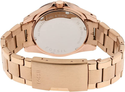 Women'S Riley Stainless Steel Crystal-Accented Multifunction Quartz Watch