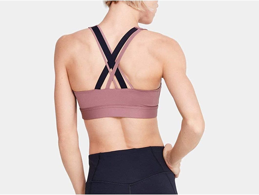 Women'S Rush Low Sports Bra Hushed Pink (662)/Black / Medium