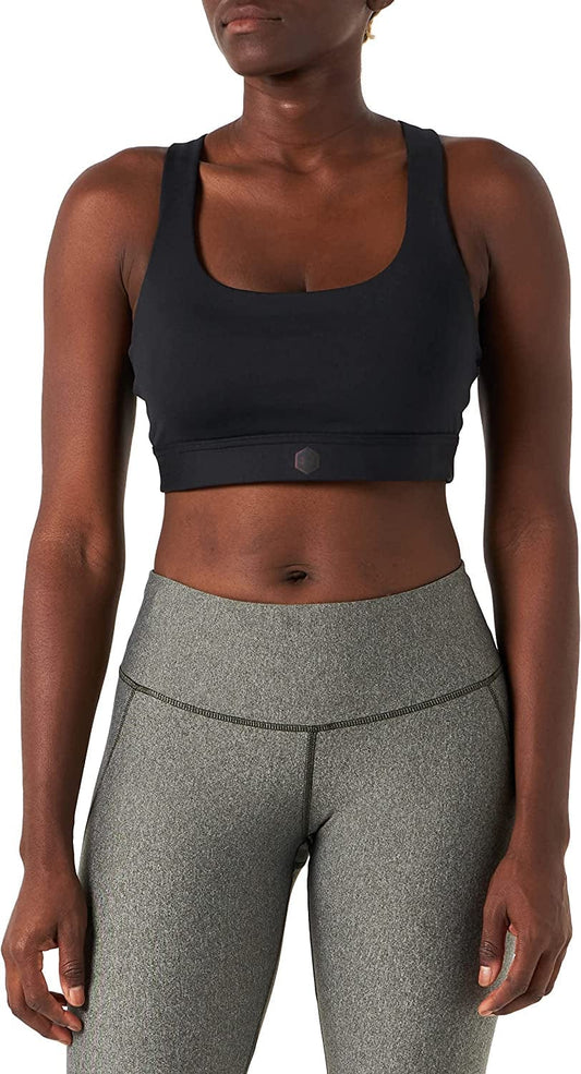 Women'S Rush Low Sports Bra Black (001)/Black / X-Small