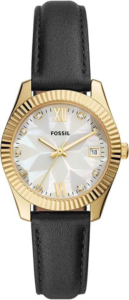 Women'S Scarlette Stainless Steel Quartz Watch Gold/Black