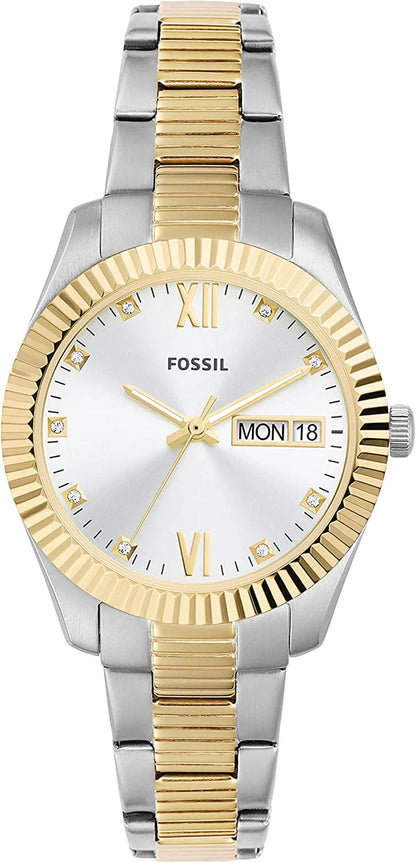 Women'S Scarlette Stainless Steel Quartz Watch Gold/Silver