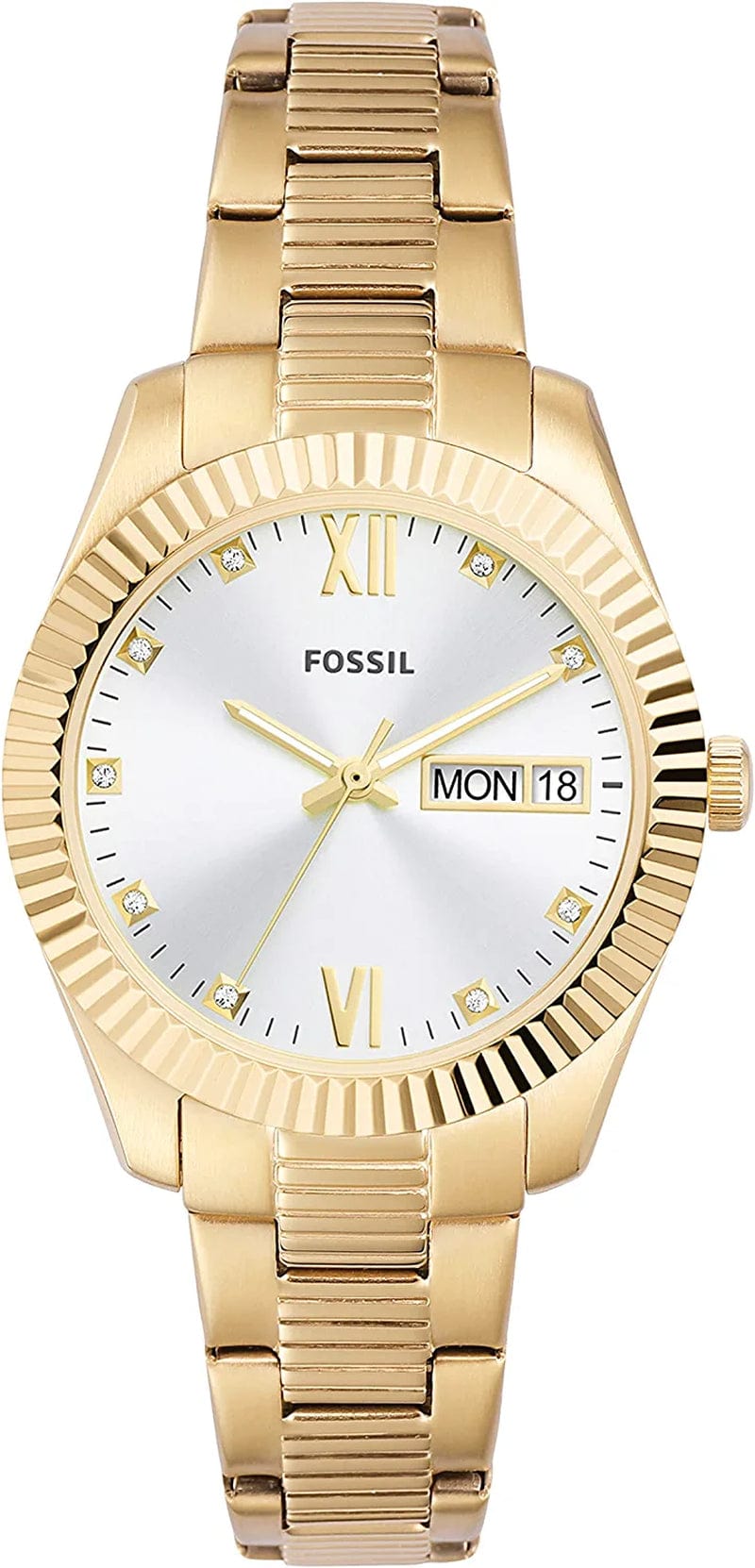 Women'S Scarlette Stainless Steel Quartz Watch Gold