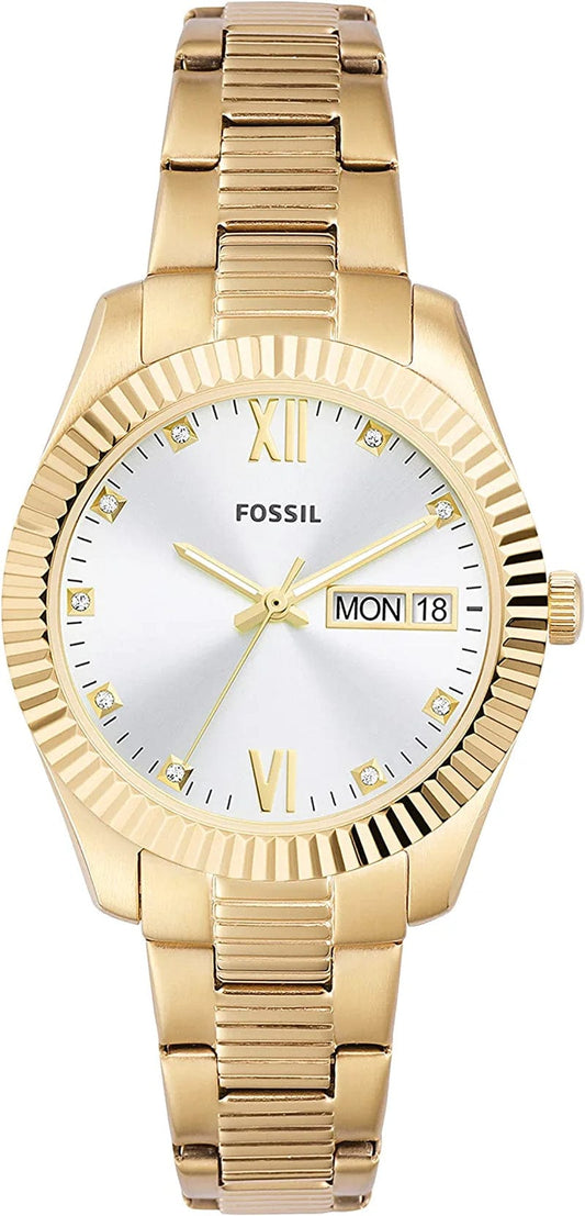 Women'S Scarlette Stainless Steel Quartz Watch Gold