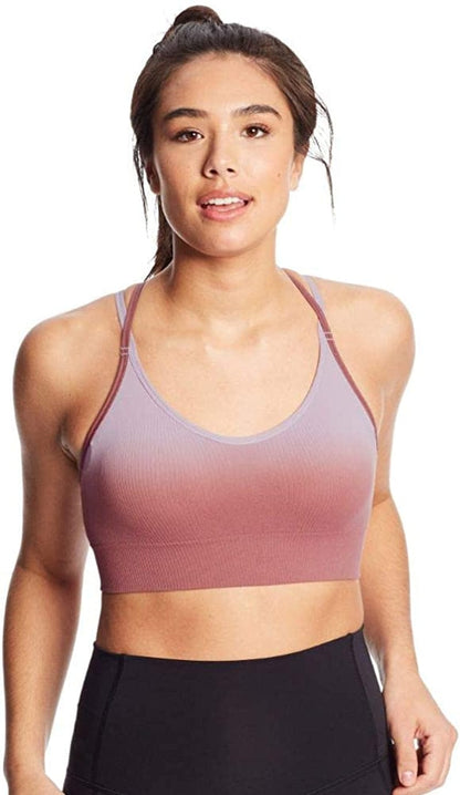 Women'S Seamless Dip Dye Cami Bra Smoked Lilac/Purple Thistle / X-Small
