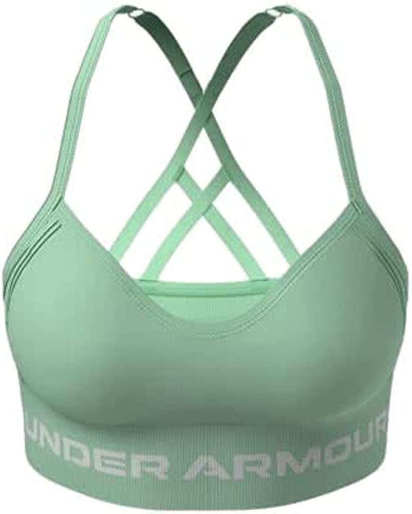 Women'S Seamless Low Impact Long Bra Aqua Foam (335)/White / X-Small