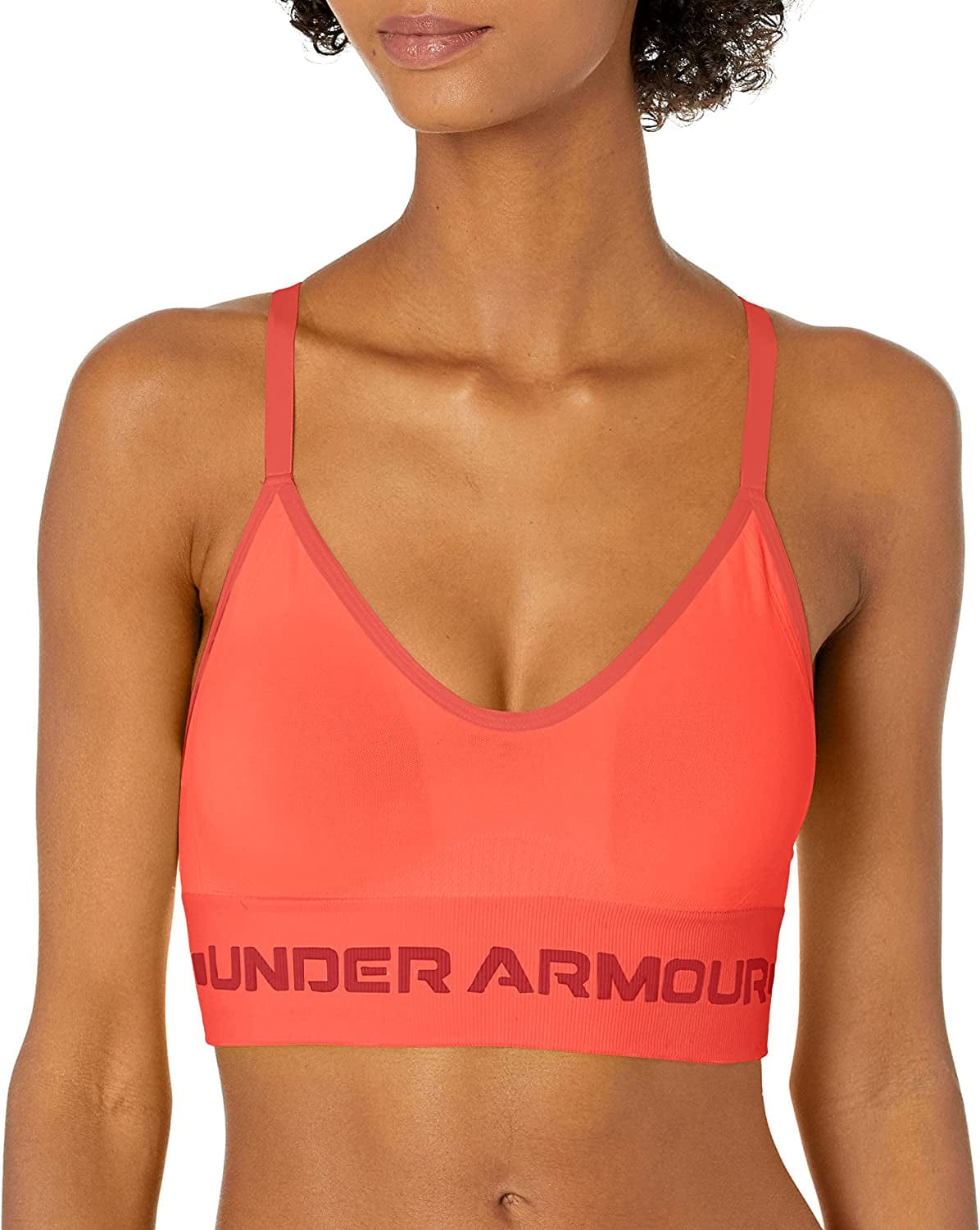 Women'S Seamless Low Impact Long Bra Beta (628)/Utility Blue / Small