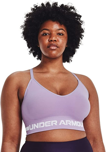 Women'S Seamless Low Impact Long Bra Octane (566)/Pink Note / Medium