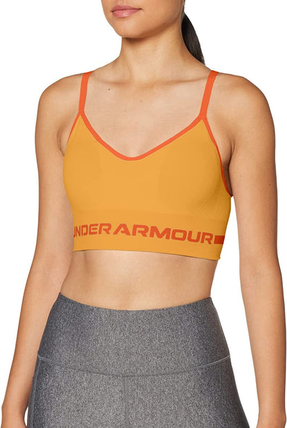 Women'S Seamless Low Impact Long Bra (782) Rise / / Papaya / X-Small