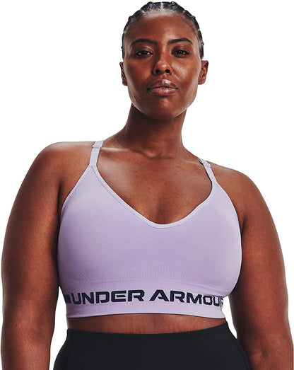 Women'S Seamless Low Impact Long Bra Purple Tint (532)/Midnight Navy / X-Small