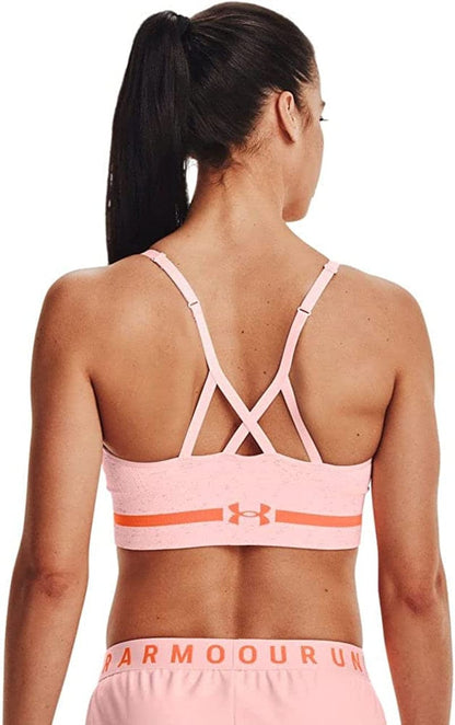 Women'S Seamless Low Impact Long Heather Bra