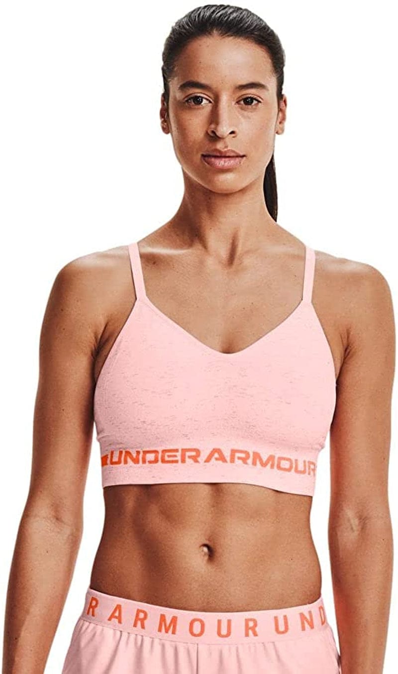 Women'S Seamless Low Impact Long Heather Bra Beta Tint (659)/Blaze Orange / X-Small