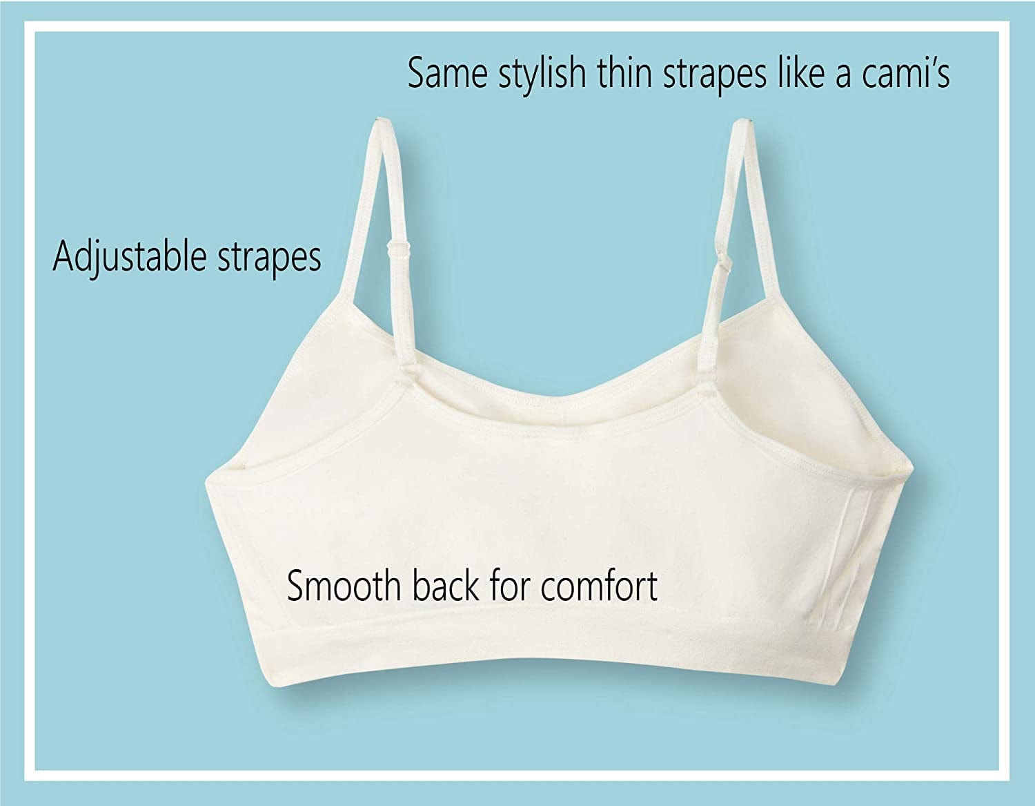Women'S Seamless Padded Wirefree Comfort Bra Bralette