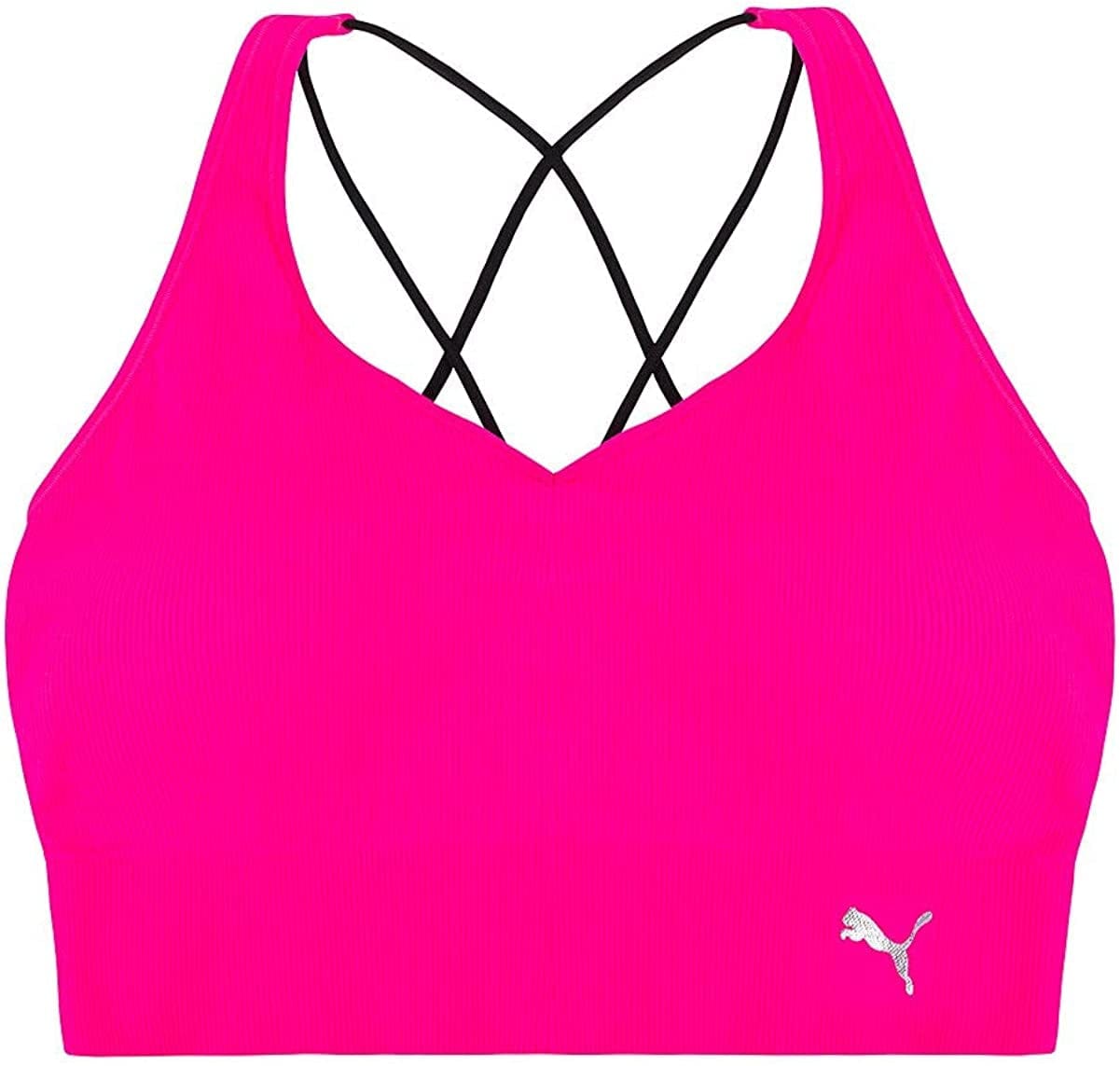 Women'S Seamless Sports Bra Bright Pink / X-Large