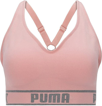 Women'S Seamless Sports Bra Light Pastel Pink / Small