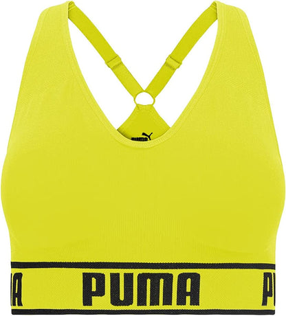 Women'S Seamless Sports Bra Bright Yellow / Small
